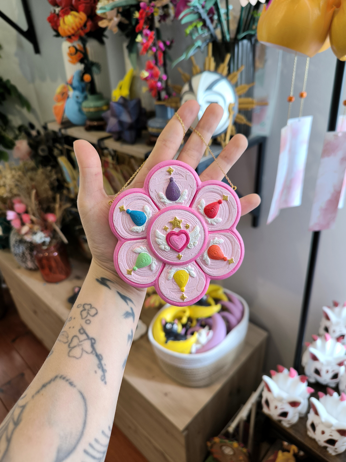 Console magique ( à suspendre ) 💗